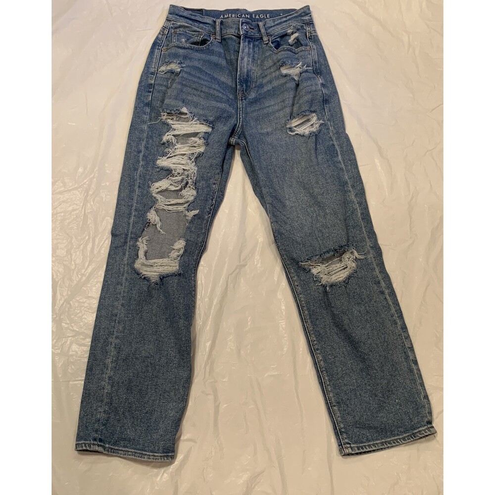 American Eagle Stretch Highest Rise 90s Boyfriend Women's Jeans Size‎ 4 Reg B3